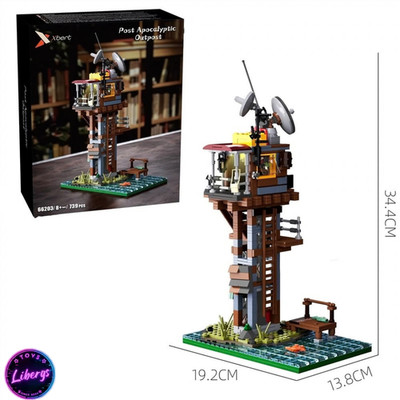 Xbert 66203 Fallout 76 Outpost Turm LED Klemmbausteine Set 739 Teile OVP