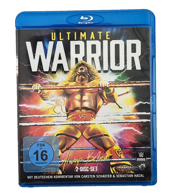 Ultimate Warrior - Always Believe [2 Blu-ray's] mit Deutschem Kommentar WWE Rar!
