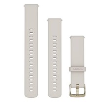 Garmin Quick Release Bands 18mm Ivory with Soft Gold Hardware