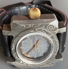 P.K. Horology Armbanduhr Damaszener Stahl 50 ...