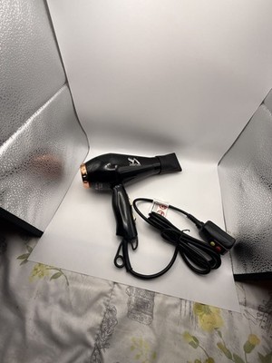 Straight Ahead SA Professional Hair Dryer Black and Rose Gold