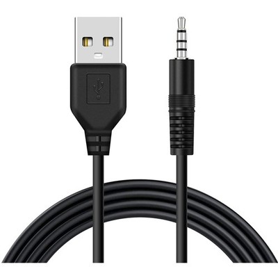 Coomoors USB A auf 3,5mm Klinke Kabel 1M -  Audioverbindung für Heimkino