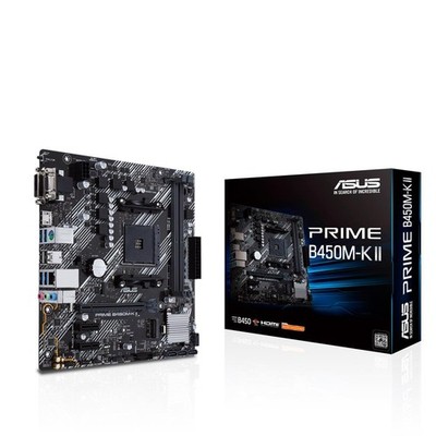 ASUS Prime B450M-K II Mainboard Sockel AM4 mATX AMD Ryzen DDR4 M.2 SATA USB 3.1
