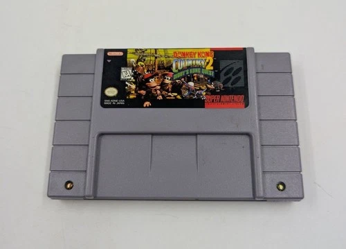 New ListingDonkey Kong Country 2 (1995) - Super Nintendo SNES - Authentic - Cartridge Only