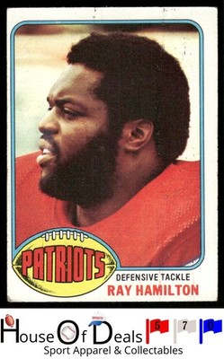 1976 Topps #47 Ray Hamilton New England Patriots Vintage Football Card