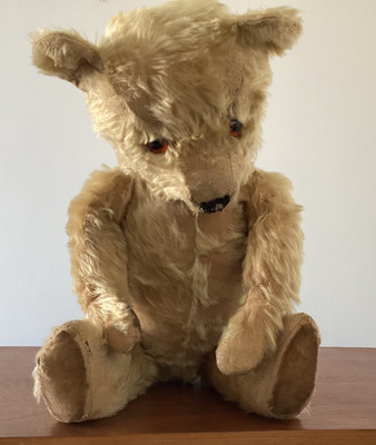 antiker alter Vintage Teddybär - sehr geliebt