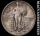 1918 Silver Standing Liberty Quarter - Scarce  High Grade  Lustrous  #J8367
