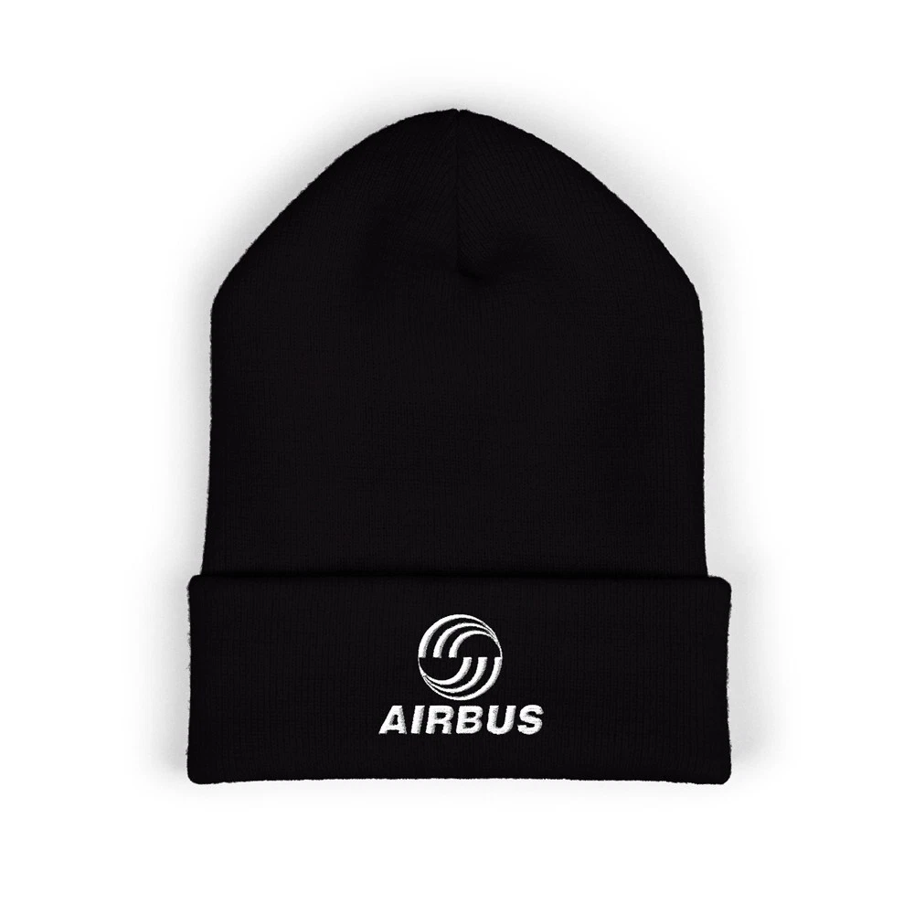 Airbus Aircraft Company Adult Winter Black Classic Beanie Hat
