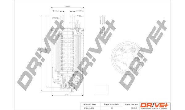 Dr!ve+ DP1110.13.0072 Kraftstofffilter FüR Alfa Romeo,CitroËN,Fiat,Ford,Lancia,O-image