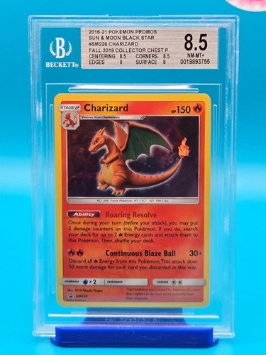 BGS 8.5 - 2016-21 Pokemon Sun and Moon Black Star Promos, Charizard Promo