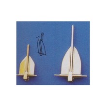 2 Stück Sandanker beweglich Metall aero-naut NEU Anker Schiffsanker