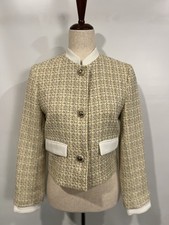Zara Women  s Xs Blazer Cotton Blend