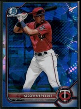 2022 Bowman Draft Sapphire Edition #BDC-11 Yasser Mercedes