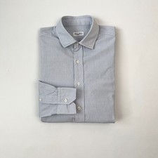 Salvatore Piccolo Napoli Men's Dress Shirt 100 Cotton Handmade Size 41