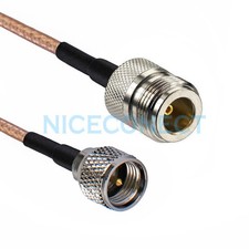 Mini UHF Male to N Female Jack RF Adapter Coaxial Pigtail Cable RG316 50cm Wifi