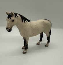 Schleich WHITE HANOVERIAN STALLION Horse 2008 Retired Animal Figure Stud Germany