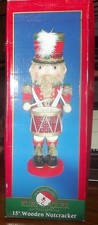 Kurt S Adler Nutcracker with Box 15" Old World Nutcracker drummer