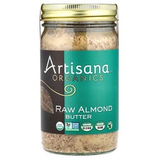Artisana Organics Raw Almond Butter 14 oz 397 g Gluten-Free, Kosher, Non-GMO,