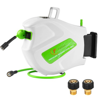 #ad #ad Pressure Washer Hose Reel with Hose 1 4quot; × 65ft Retractable Power Washer Ree... $223.70