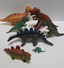 Greenbrier International Dinosaur Lot Of 7 Figures Toys Collectibles Educational