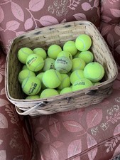 Lot of 40 Used Tennis Balls for Schools, Chairs Toys for Dogs, and Some Cats..