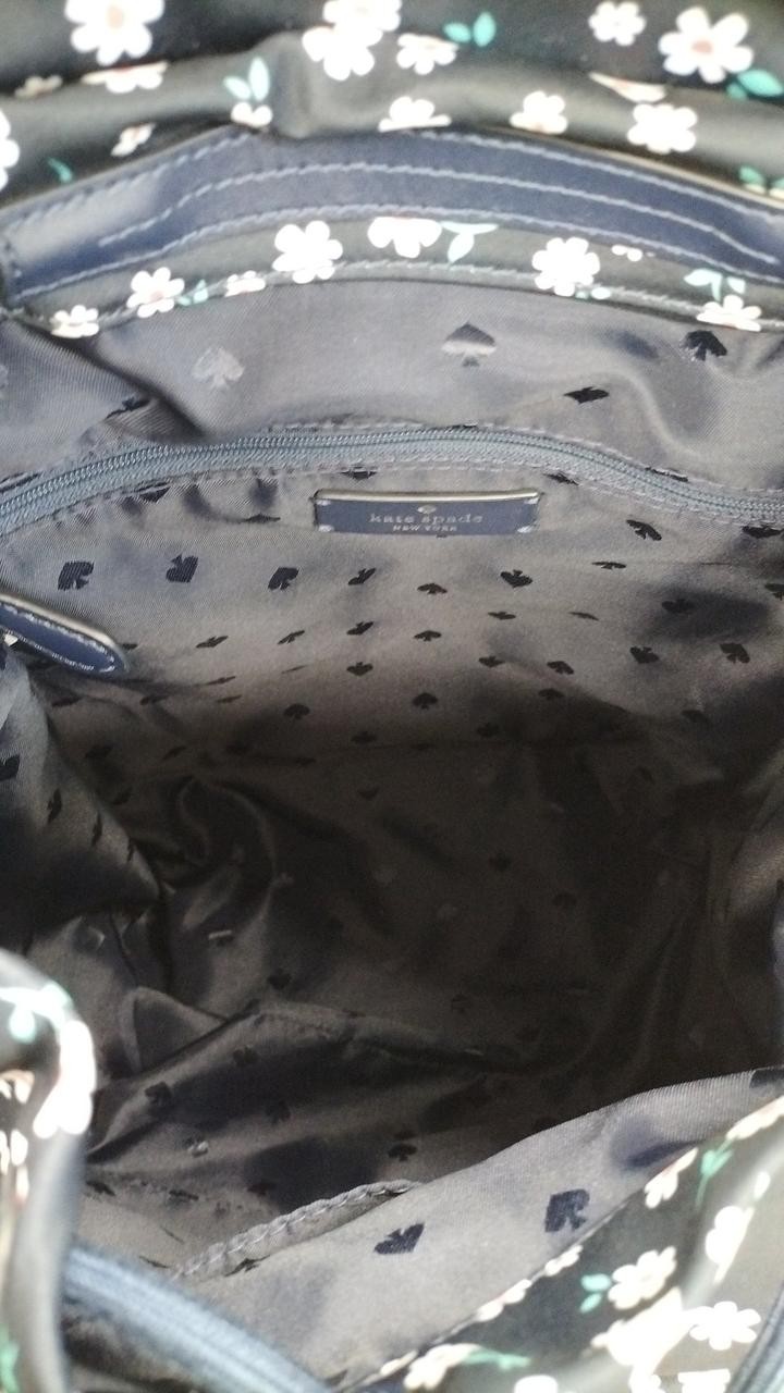 Backpack Model Navy Small Floral Pattern Katespad… - image 6