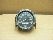 Vintage Stewart Warner Speedometer 160 Mph 820343 Hot Rod Rat Rod