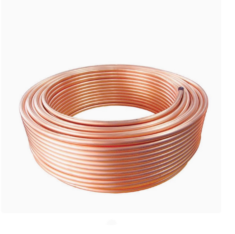 Soft Copper Tube Coil Refrigeration outer diameter 2*0.5mm thick  10M
