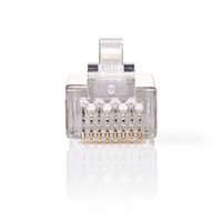 Nedis Rj45-Stecker - Stecker - Stranded STP CAT6 - Gerade - Vergoldet - 10 StüCk