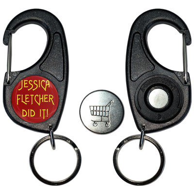 Schlüsselanhänger Jessica Fletcher Did It Karabiner £1/£1 Medaille (65 mm x 33 mm)