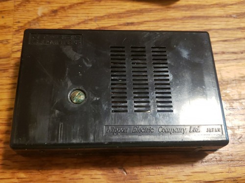 NEC NT-620 Vintage Black Transistor Radio With Case UnTested - Picture 6 of 17