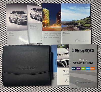 2013 MERCEDES BENZ M CLASS Owners Manual Complete Set + Digital Version + Case