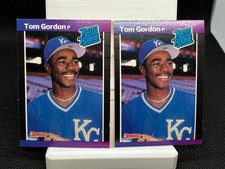 MLB Great Tom Gordon 1989 DONRUSS RATED ROOKIE Card #45 KC Kansas City Royals RC