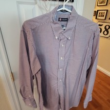 Mens Long Sleeve Dress Shirt 16-16.5, 32/33
