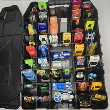 Hot Wheels Lot   46 Cars in Carrying Case Made in USA