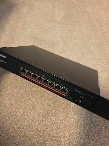 YuanLey 9 Port 2.5G PoE Switch Unmanaged, 8 x 2.5G Base-T PoE Ports, 10G SFP,... - Bild 2 von 3