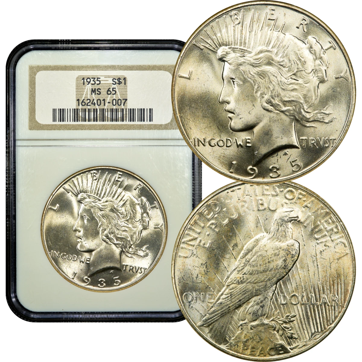 1935-S ピースダラー銀貨 1935 Peace Dollars for sale | eBay
