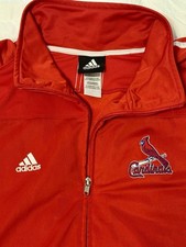 Adidas MLB St. Louis Cardinals Full Zip Red Jacket Men’s Size XL Embroidered