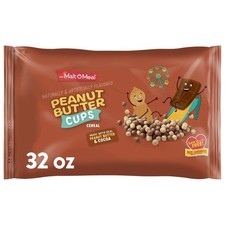 Malt-O-Meal Peanut Butter Cups Cereal, Chocolate & Peanut Butter Cereal, Crunchy
