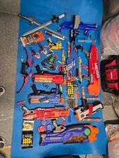30+ Nerf Rival Gun Lot & Other Comparable Weapons, Ammo, Clips & Accessories