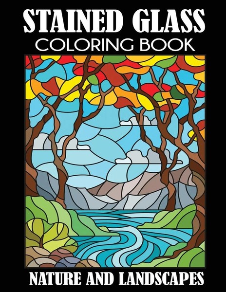 Creative Coloring | Stained Glass Coloring Book | Taschenbuch | Englisch (2019)-image