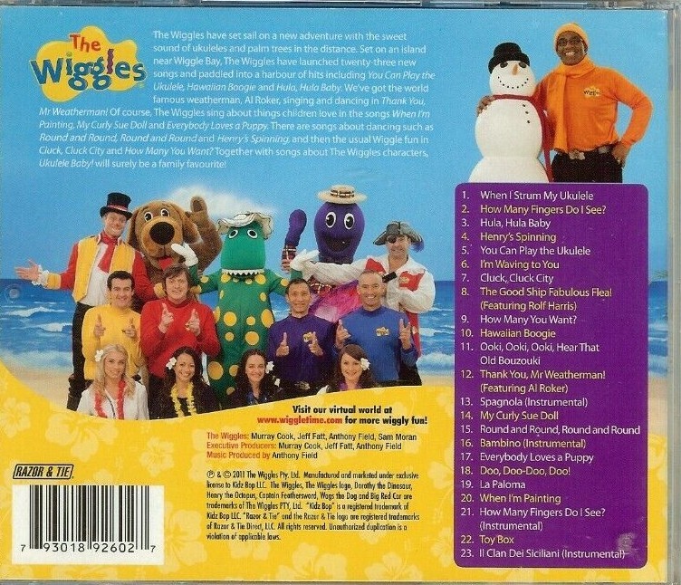 【中古】 Wiggles－Ukulele Baby！ Wiggles－UkuleleBaby！ The Wiggles – Ukulele Baby - Rolf Harris - CD Sent Tracked