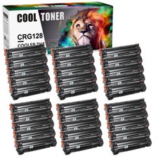 Black Toner Compatible with Canon 128 ImageClass D530 D550 MF4770n MF4880dw Lot
