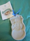 1989 Hill Design SNOWMAN w Broom  Brown Bag Cookie & Craft Mold Clay Stoneware   — photo 4