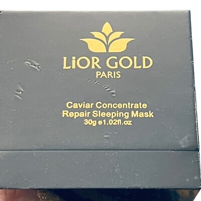 NEW Lior Gold Paris Caviar Concentrate Repair Sleeping Mask 30g 1.2 Fl oz