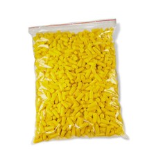 QED 301 Disposable Foam Earplugs Yellow SNR 39dB Bulk 500 Pair Refill Pack