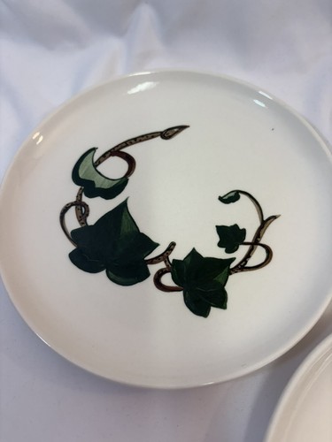 3 METLOX PoppyTrail California Ivy Hand Painted Salad Plates 8" Bread Dessert - Picture 2 of 7
