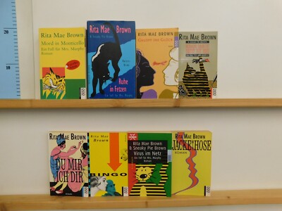 Rita Mae Brown 8 Bücher Romane Kriminalromane romantische Romane