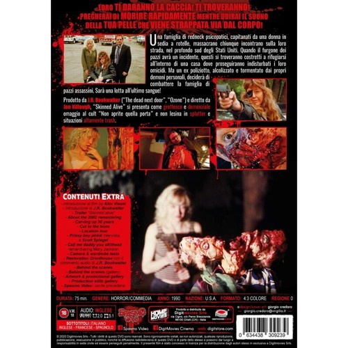 Skinned Alive (DVD Spasmo Video - Killough) Nuovo -Audio Ing / Sott It-Ing-Fr-Es - Foto 3 di 3