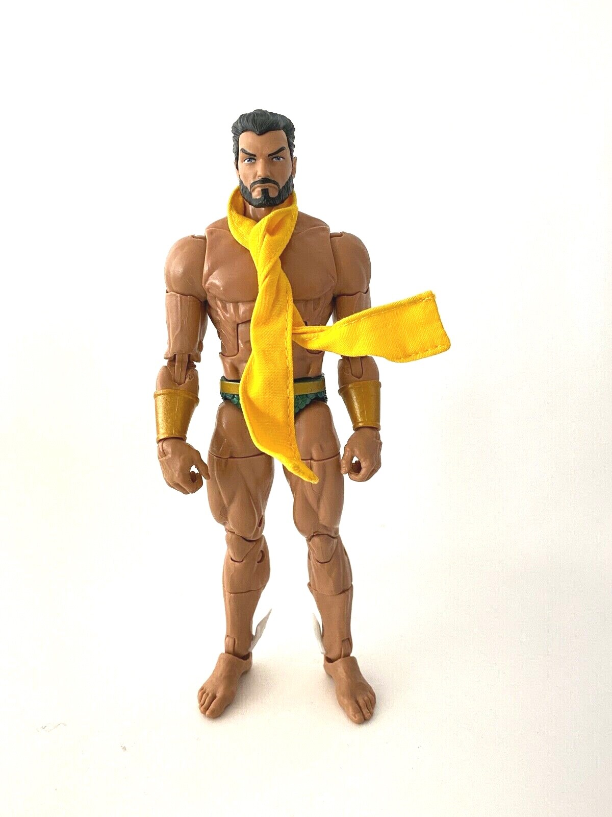 KC-SF-YL: 1/12 Yellow Fabric Wired Scarf for 6" ~ 7" Action Figures